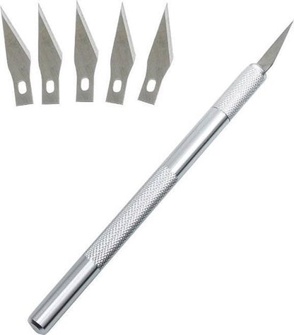 Precision Cutting Knife – 5 Extra Blades